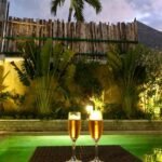 Enjoy drinks in the garden and by your private pool