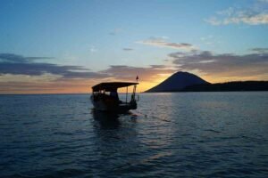 From bali to manado sunset bunaken