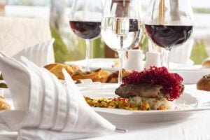 Romantic dining in seminyak