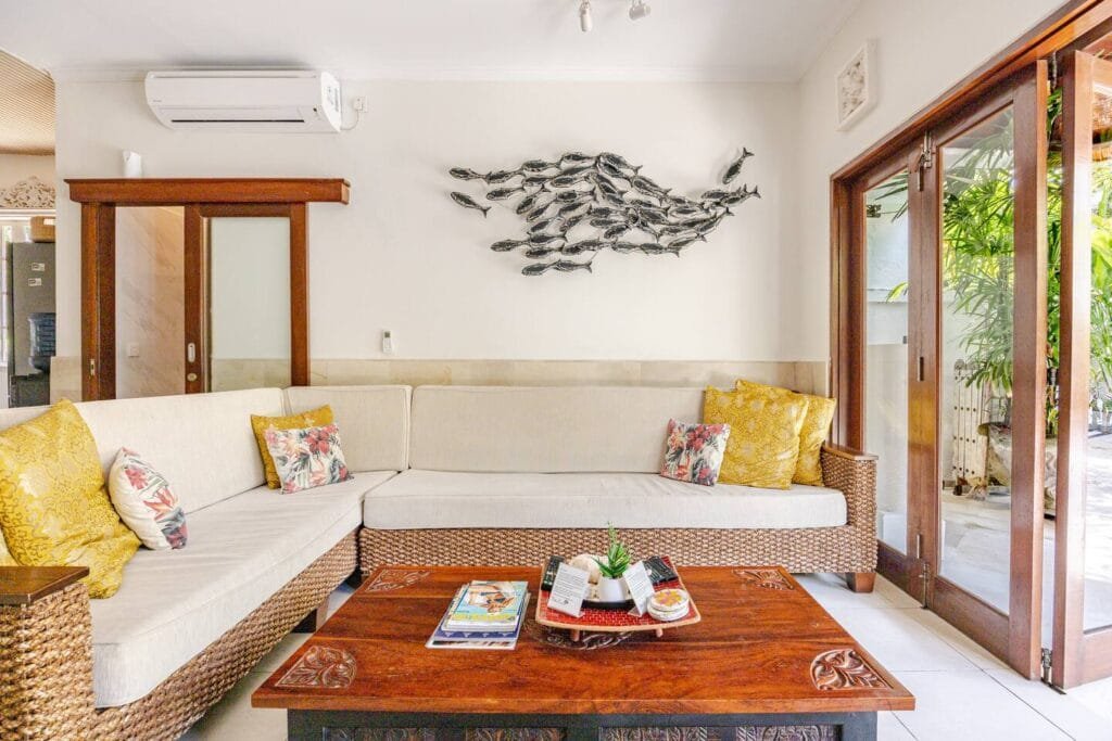 Sofa bed in living room carissa bali